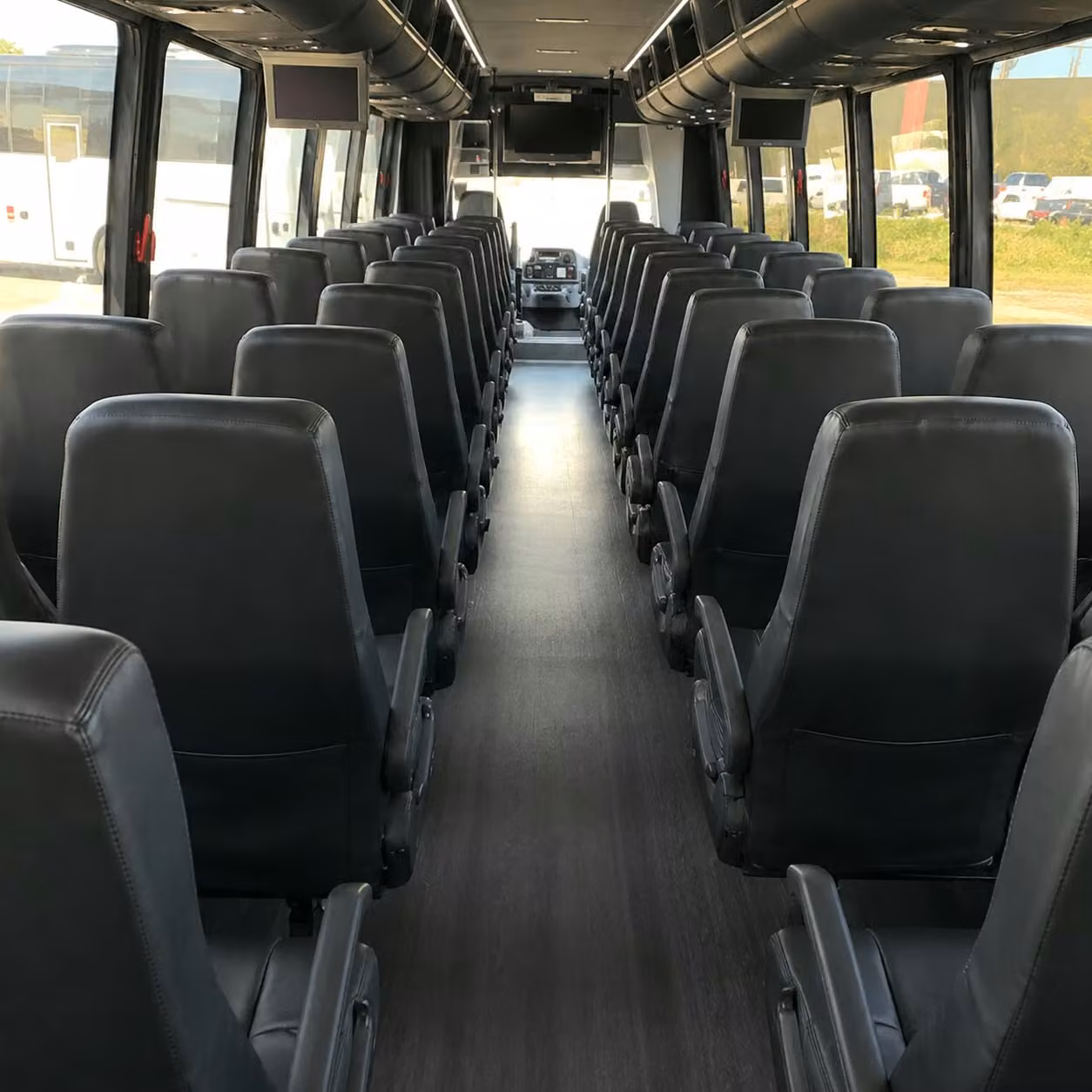 28 passenger minibus inside