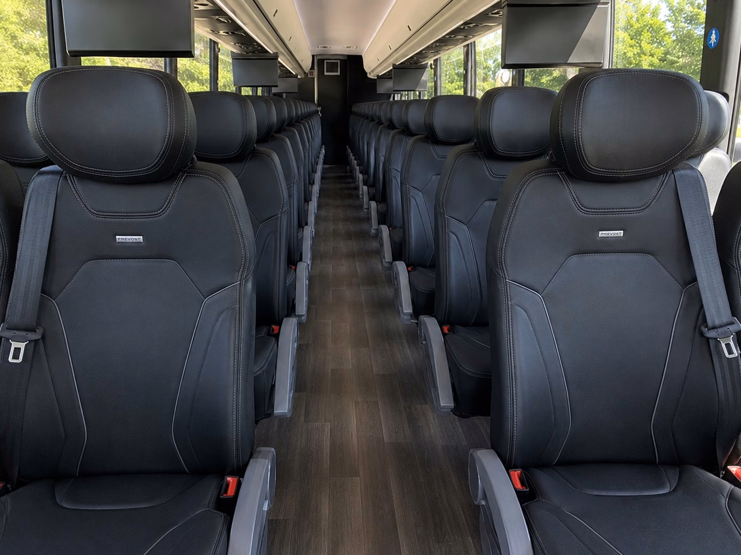 glendale charter bus interior gallery