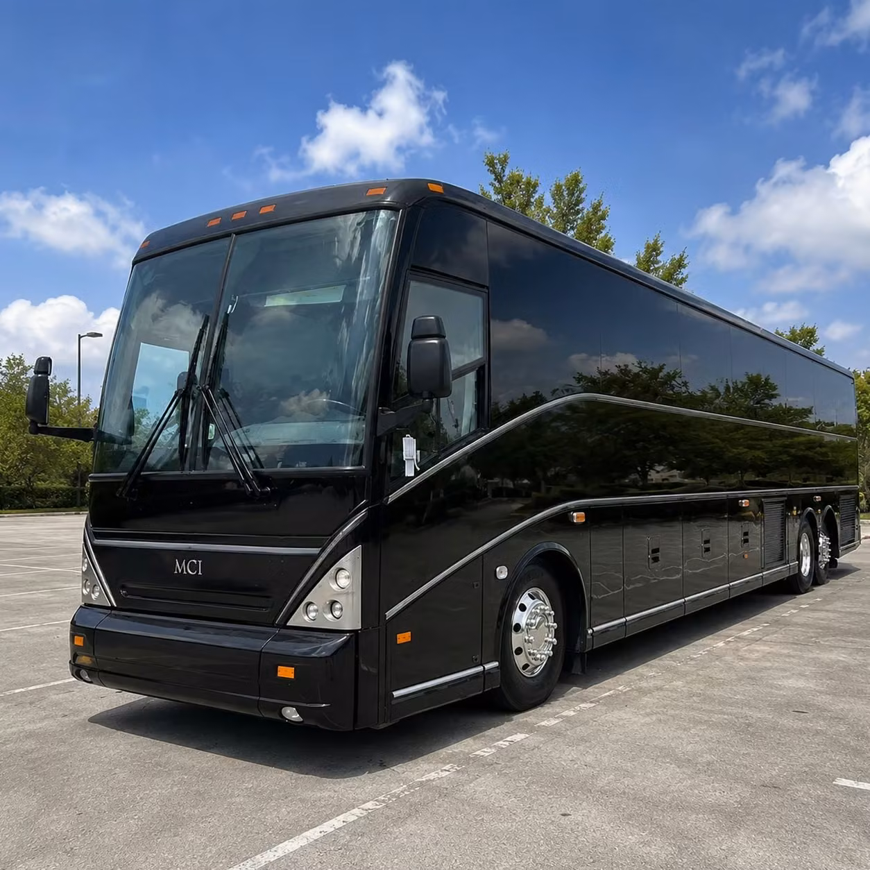 glendale charter bus rental exterior