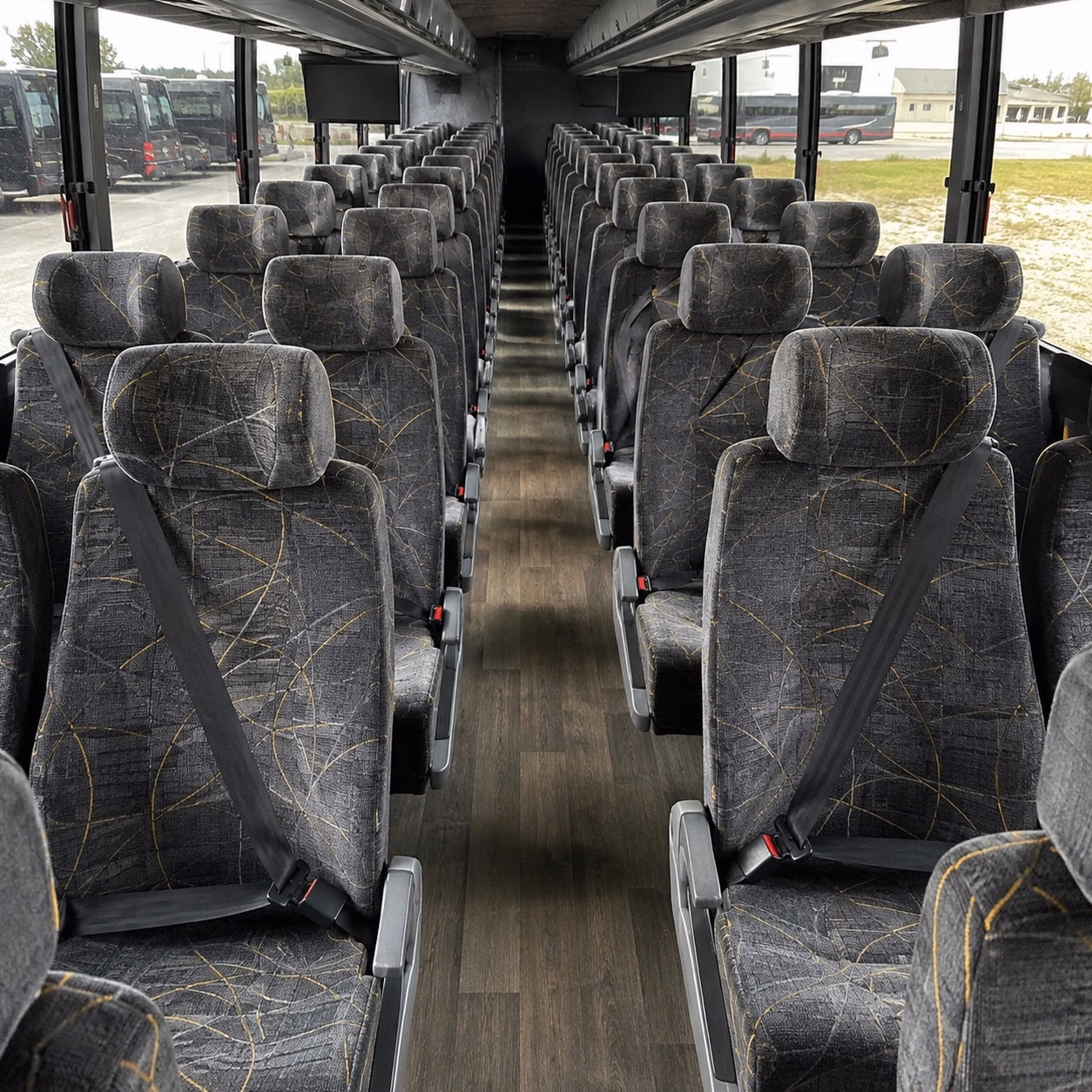 glendale charter bus rental inside