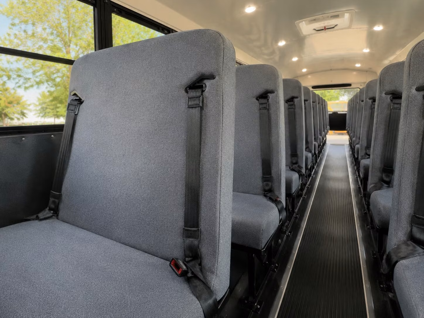 school bus interior